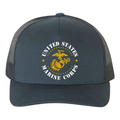 United States Marine Corps Logo Yupoong Adult 5-Panel Trucker Hat