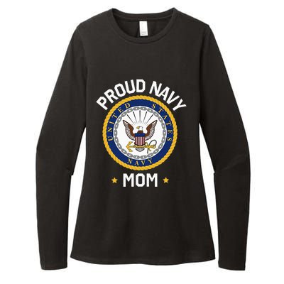 United States Mothers Day Proud Mom Eagle Emblem Womens CVC Long Sleeve Shirt