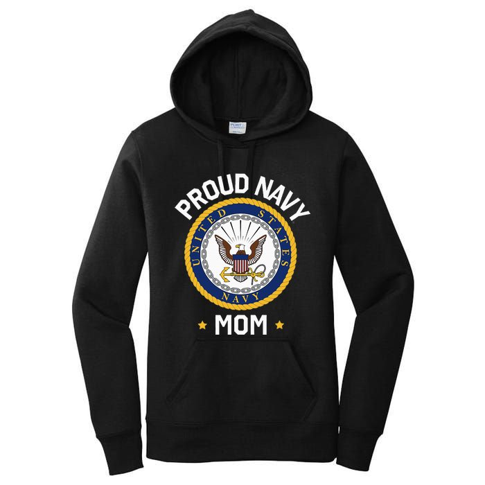 United States Mothers Day Proud Mom Eagle Emblem Women's Pullover Hoodie