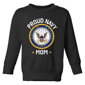 United States Mothers Day Proud Mom Eagle Emblem Toddler Sweatshirt