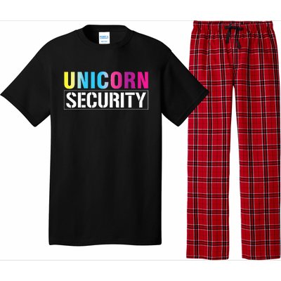 Unicorn Security Matching Family Pajama Set