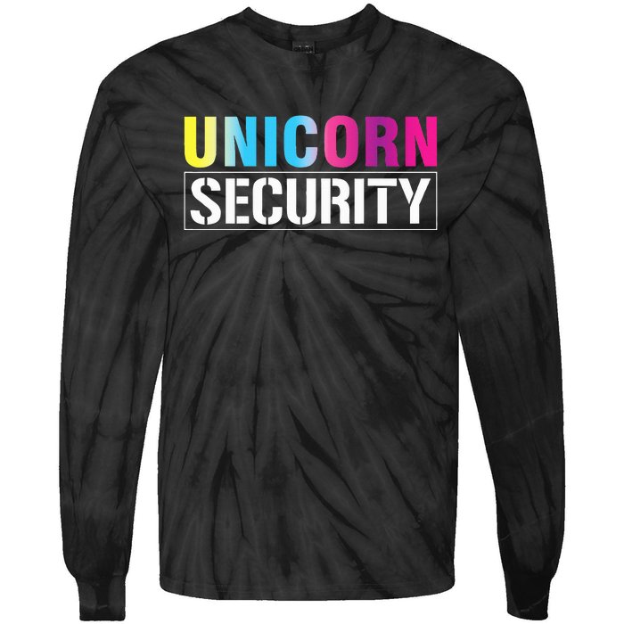 Unicorn Security Matching Family Tie-Dye Long Sleeve Shirt