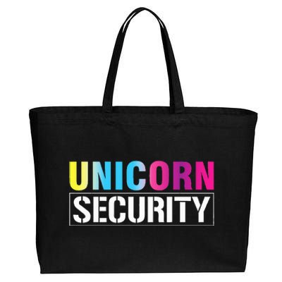 Unicorn Security Matching Family Cotton Canvas Jumbo Tote