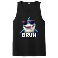 Unny Shark Meme Bruh Teenager Humor PosiCharge Competitor Tank