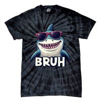 Unny Shark Meme Bruh Teenager Humor Tie-Dye T-Shirt