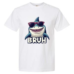 Unny Shark Meme Bruh Teenager Humor Garment-Dyed Heavyweight T-Shirt