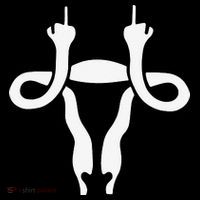 Uterus Shows Middle Finger Feminist Feminism Visor