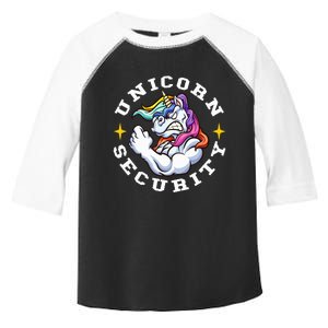 Unicorn Security Manly Muscular Unicorn Lovers Toddler Fine Jersey T-Shirt