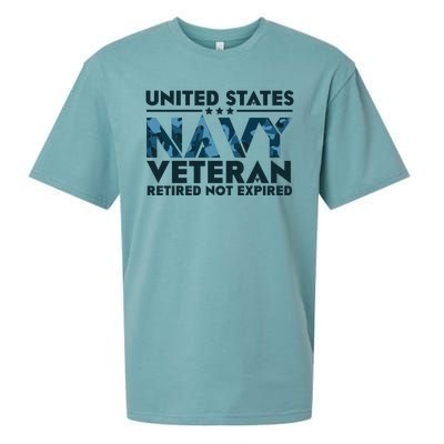 United States NA'VY Veteran Retired Not Expired Sueded Cloud Jersey T-Shirt