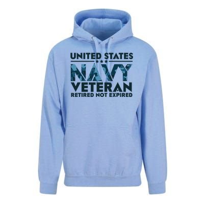 United States NA'VY Veteran Retired Not Expired Unisex Surf Hoodie