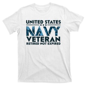 United States NA'VY Veteran Retired Not Expired T-Shirt