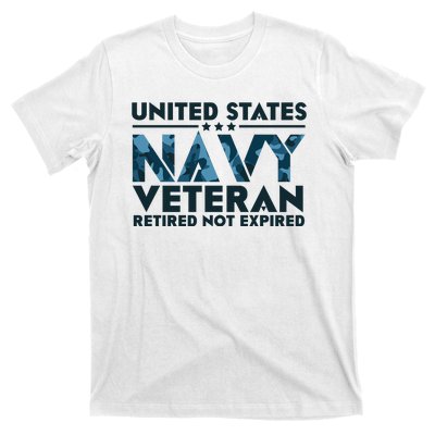 United States NA'VY Veteran Retired Not Expired T-Shirt