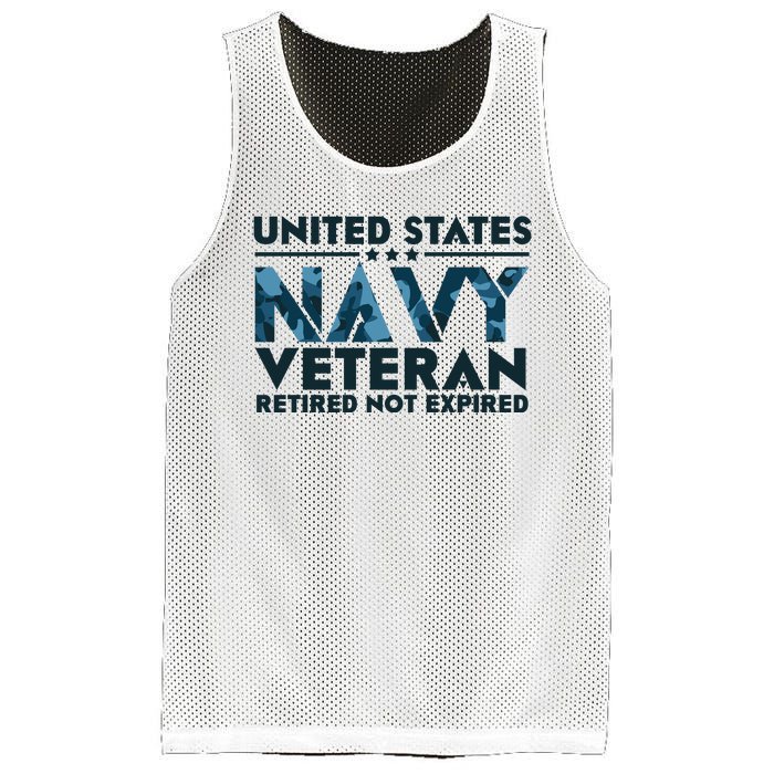 United States NA'VY Veteran Retired Not Expired Mesh Reversible Basketball Jersey Tank