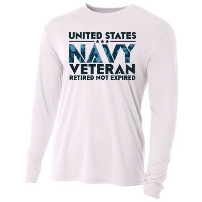 United States NA'VY Veteran Retired Not Expired Cooling Performance Long Sleeve Crew