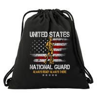 U S National Guard Always Ready Always There Army Gift Drawstring Bag