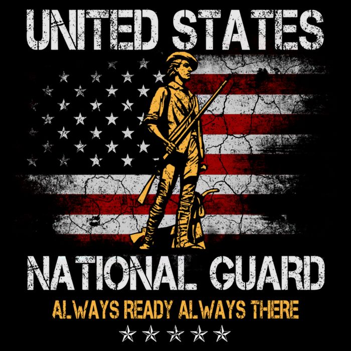 U S National Guard Always Ready Always There Army Gift Drawstring Bag