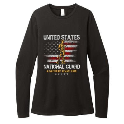 U S National Guard Always Ready Always There Army Gift Womens CVC Long Sleeve Shirt