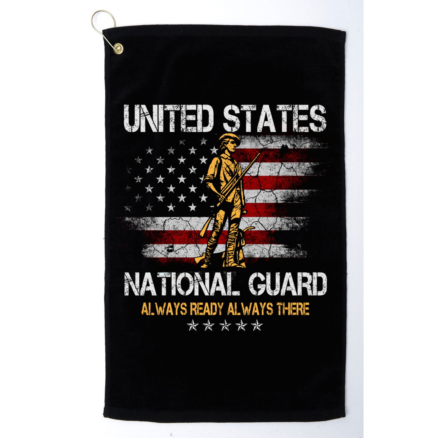 U S National Guard Always Ready Always There Army Gift Golf Towel