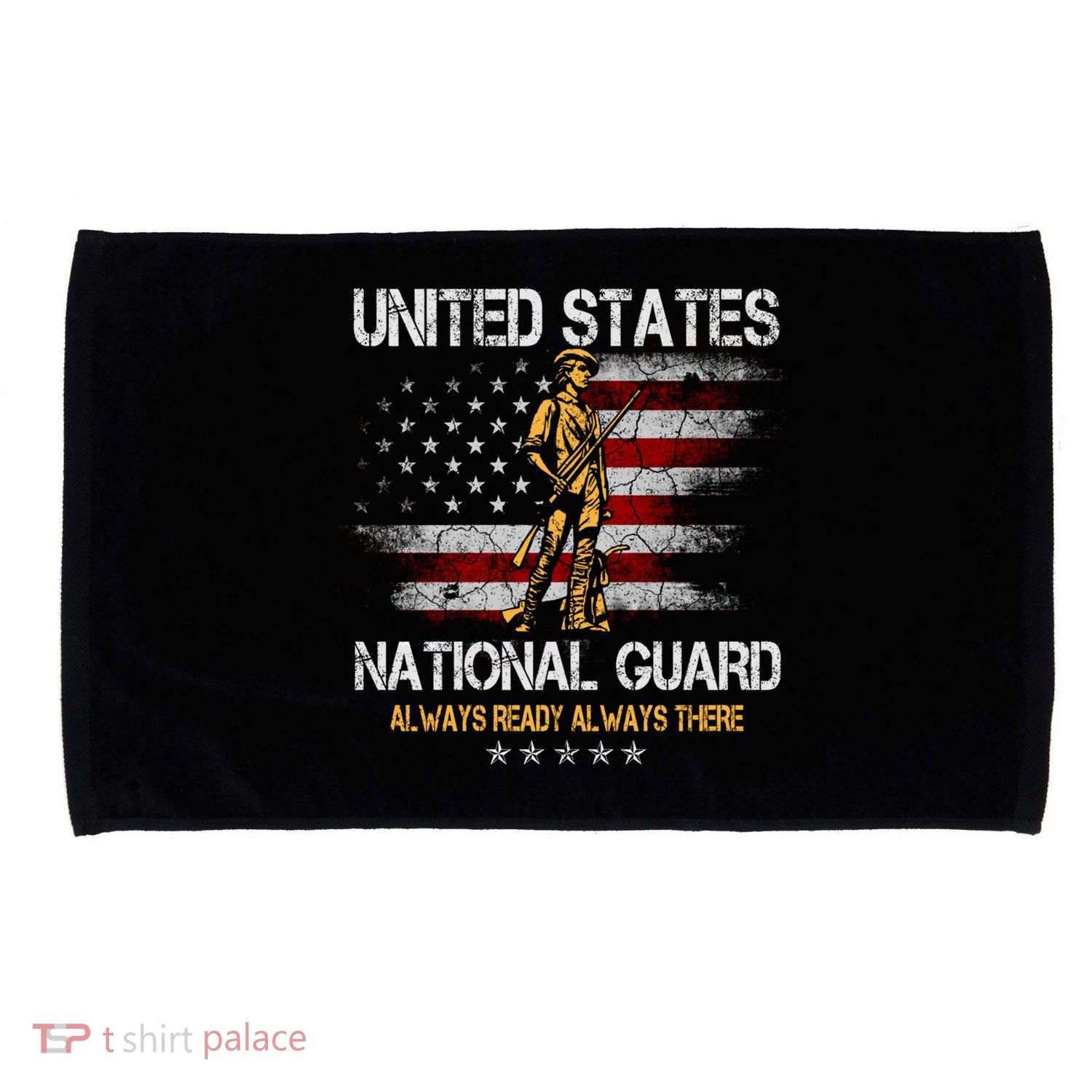 U S National Guard Always Ready Always There Army Gift Microfiber Hand Towel