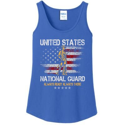 U S National Guard Always Ready Always There Army Gift Ladies Essential Tank