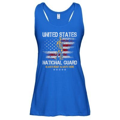 U S National Guard Always Ready Always There Army Gift Ladies Essential Flowy Tank