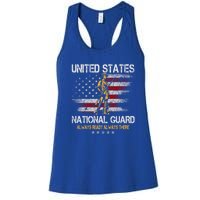 U S National Guard Always Ready Always There Army Gift Women's Racerback Tank