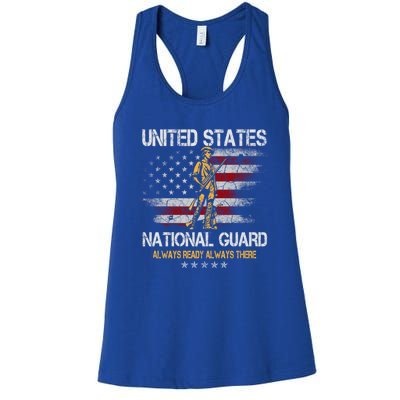 U S National Guard Always Ready Always There Army Gift Women's Racerback Tank