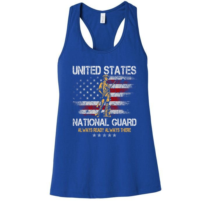 U S National Guard Always Ready Always There Army Gift Women's Racerback Tank