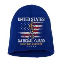 U S National Guard Always Ready Always There Army Gift Short Acrylic Beanie