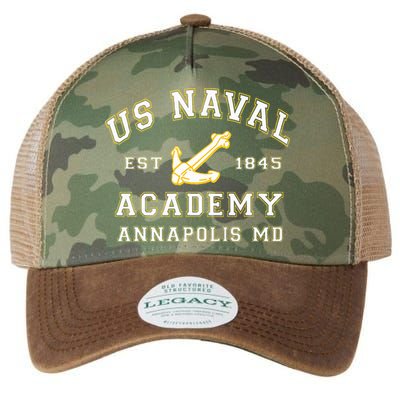 United States Naval Academy Annapolis Md By Rangers Legacy Tie Dye Trucker Hat