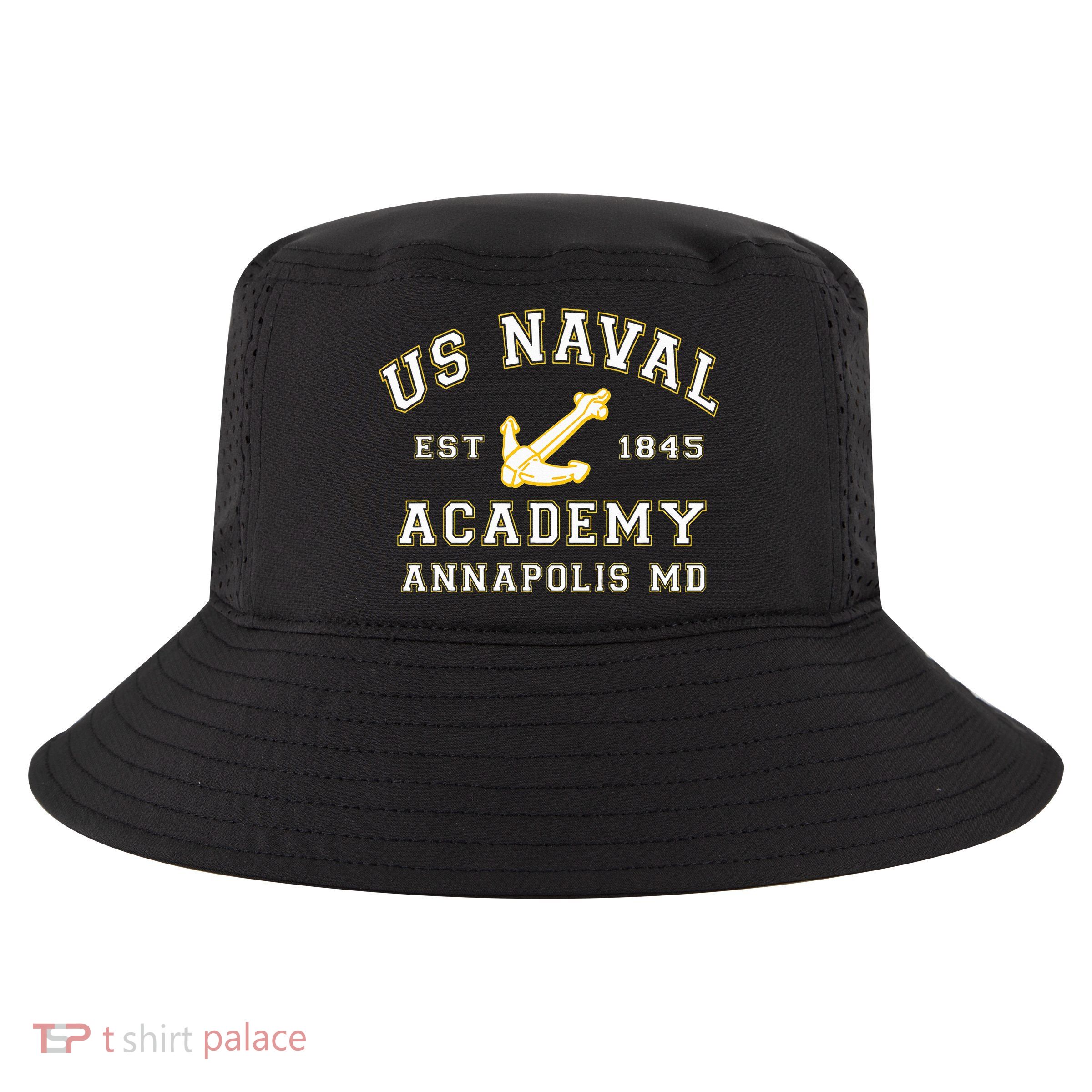 United States Naval Academy Annapolis Md By Rangers Cool Comfort Performance Bucket Hat