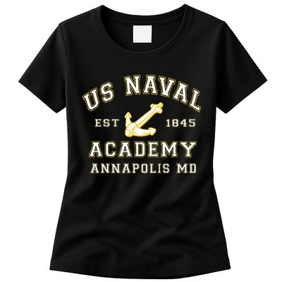 United States Naval Academy Annapolis Md By Rangers Womens T-Shirt