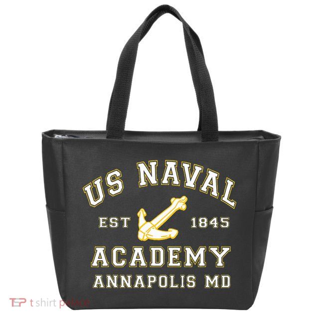 United States Naval Academy Annapolis Md By Rangers Zip Tote Bag