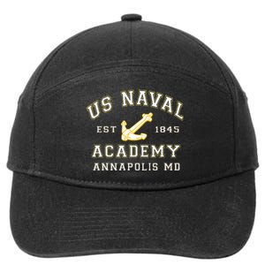 United States Naval Academy Annapolis Md By RangerTees 7-Panel Snapback Hat