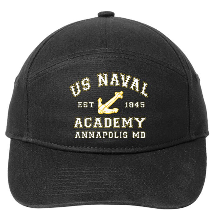 United States Naval Academy Annapolis Md By RangerTees 7-Panel Snapback Hat