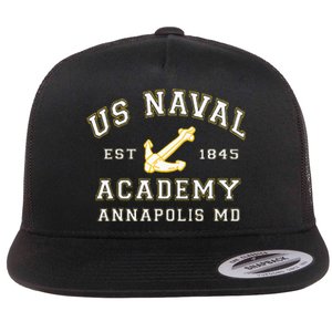 United States Naval Academy Annapolis Md By RangerTees Flat Bill Trucker Hat