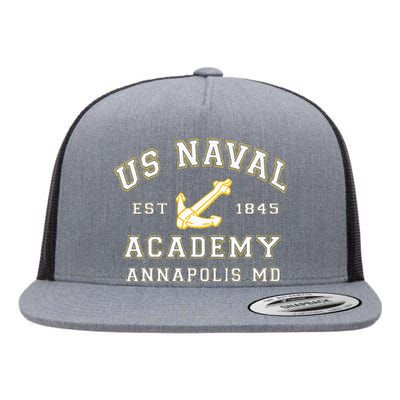 United States Naval Academy Annapolis Md By RangerTees Flat Bill Trucker Hat