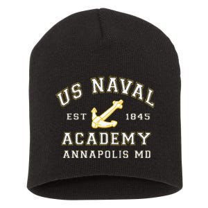 United States Naval Academy Annapolis Md By RangerTees Short Acrylic Beanie