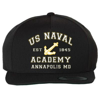 United States Naval Academy Annapolis Md By RangerTees Wool Snapback Cap