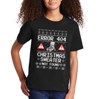 Ugly Sweater Not Found Error 404 Computer Funny Christmas Kids T-Shirt