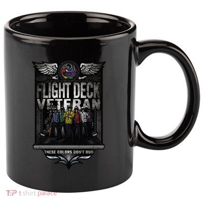 United States Naval Aircraft Carrier Flight Deck Veteran 11oz C Handle Ceramic Mug