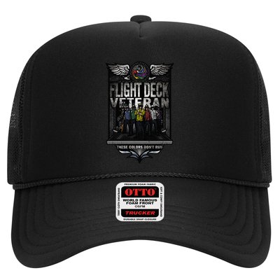 United States Naval Aircraft Carrier Flight Deck Veteran Trucker Hat