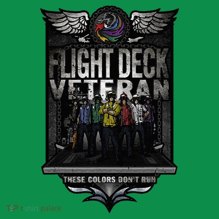 United States Naval Aircraft Carrier Flight Deck Veteran Tall T-Shirt