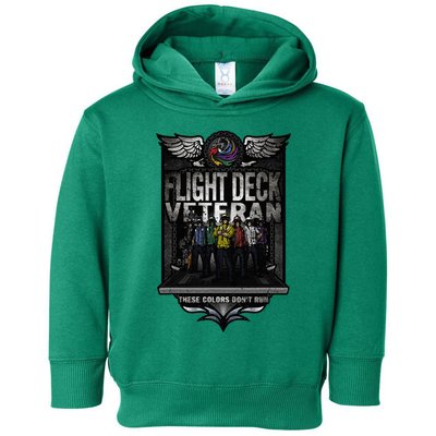 United States Naval Aircraft Carrier Flight Deck Veteran Toddler Hoodie