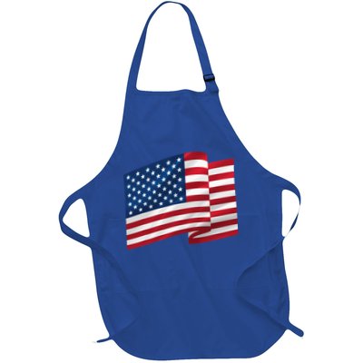 United States Of America Flag Waving Apron