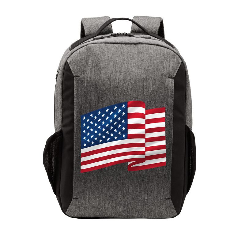 United States Of America Flag Waving Vector Backpack