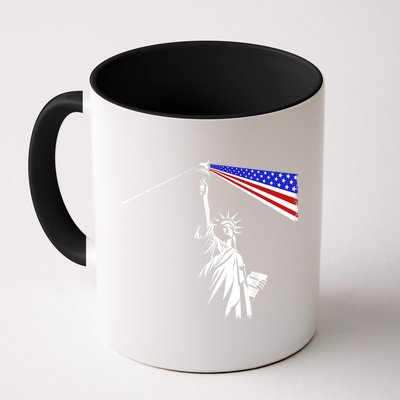 Usa Statue Of Liberty 4th Of July Novelty Funny Patriotic Mug
