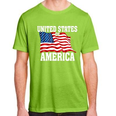 United States Of America Us Flag 4th Of July Gift Adult ChromaSoft Performance T-Shirt