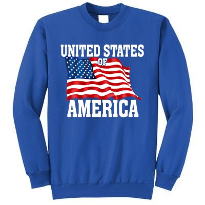 United States Of America Us Flag 4th Of July Gift Tall Sweatshirt