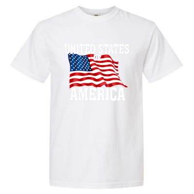 United States Of America Us Flag 4th Of July Gift Garment-Dyed Heavyweight T-Shirt